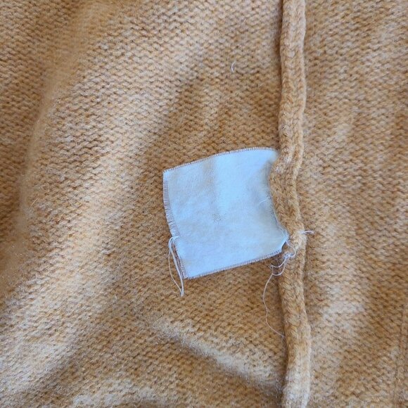 Avon Celli Italy Women's Cardigan Cashmere Sweater Size 44 Vintage Orange - Picture 4 of 11